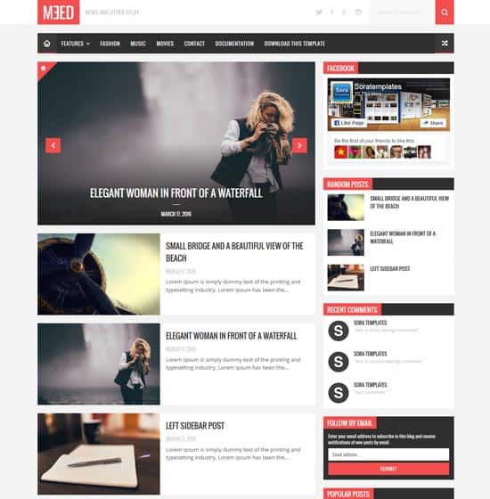 25+ Responsive Theme Free For Blogger 4