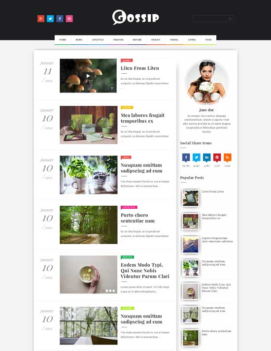 25+ Responsive Theme Free For Blogger 13