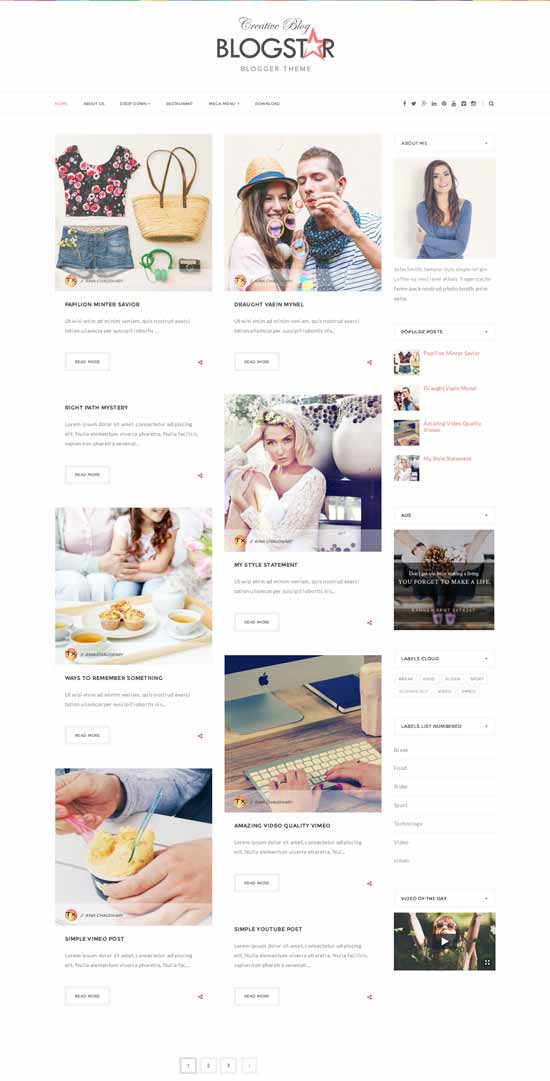 25+ Responsive Theme Free For Blogger 7