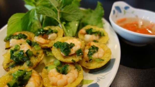 Bite-size, delightful Vietnamese pancakes.